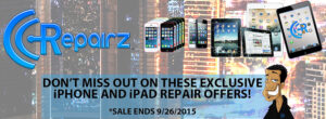 The CCRepairz ONCE A YEAR Under $100 Apple Repair SALE